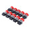 10Pcs Self Locking Push Switch 22mm Aluminum Alloy Resetting Selector 5