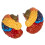 2x Zerlegbares Modell des menschlichen Gehirns in Farbe 3