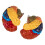 2x Zerlegbares Modell des menschlichen Gehirns in Farbe 4