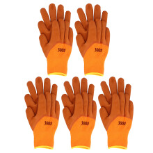 5 Pairs Winter Work Gloves Warm Thickened Thermal Resistance Nylon
