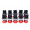 10Pcs Self Locking Push Switch 22mm Aluminum Alloy Resetting Selector 3