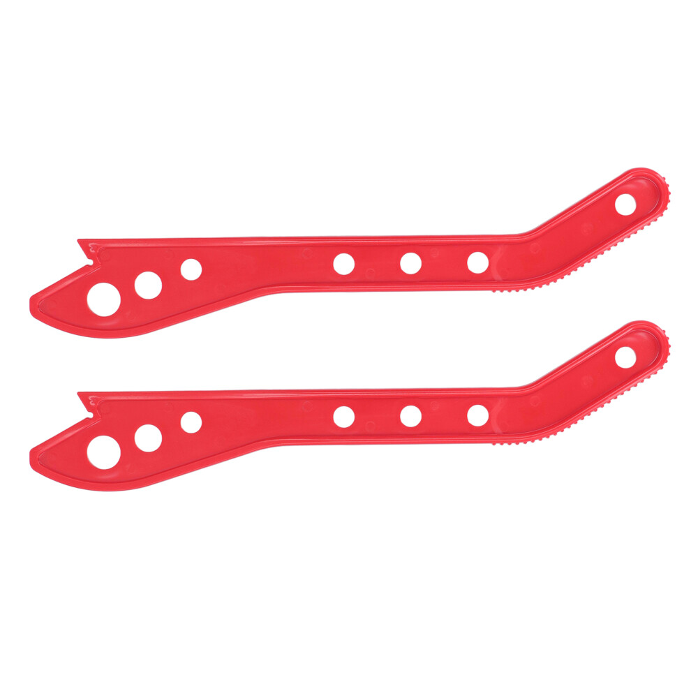 2Pcs Safety Woodworking Push Stick Plastic Ergonomic Red Table Saw 323163074474