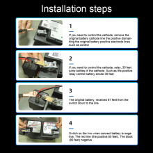 12V Drahtloses Batterie-Trennrelais Hochstromschalter