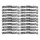 20Pcs Plastic Spiral Binding Coils 32mm 48 Teeth 4:1 Pitch 2
