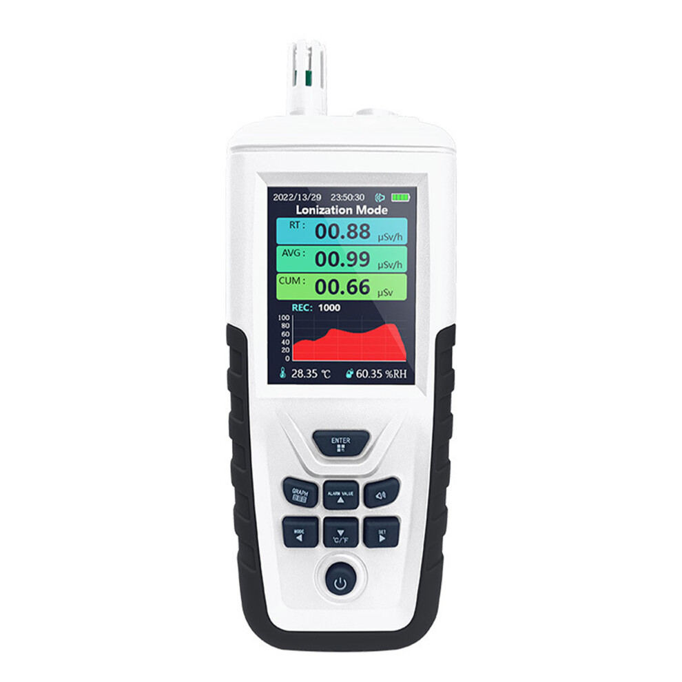 Rechargeable Gamma Ray Detector with Sound Light Alarm