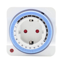 Mechanischer 24h-Timer-Stecker programmierbar