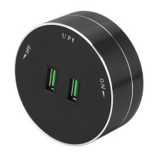 Kabelloser Adapter Dual-USB Lichtanzeige AC 110-250V
