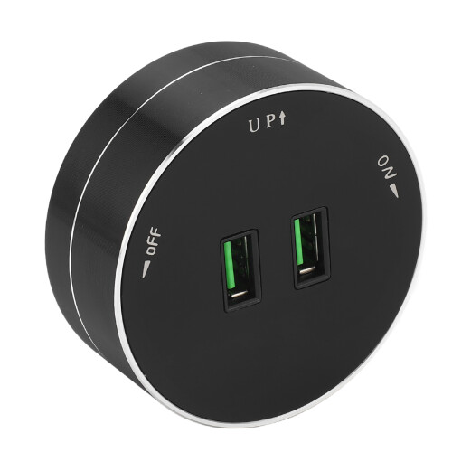 Kabelloser Adapter Dual-USB Lichtanzeige AC 110-250V 2