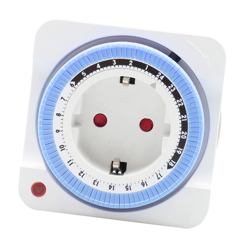 Mechanischer 24h-Timer-Stecker programmierbar 2