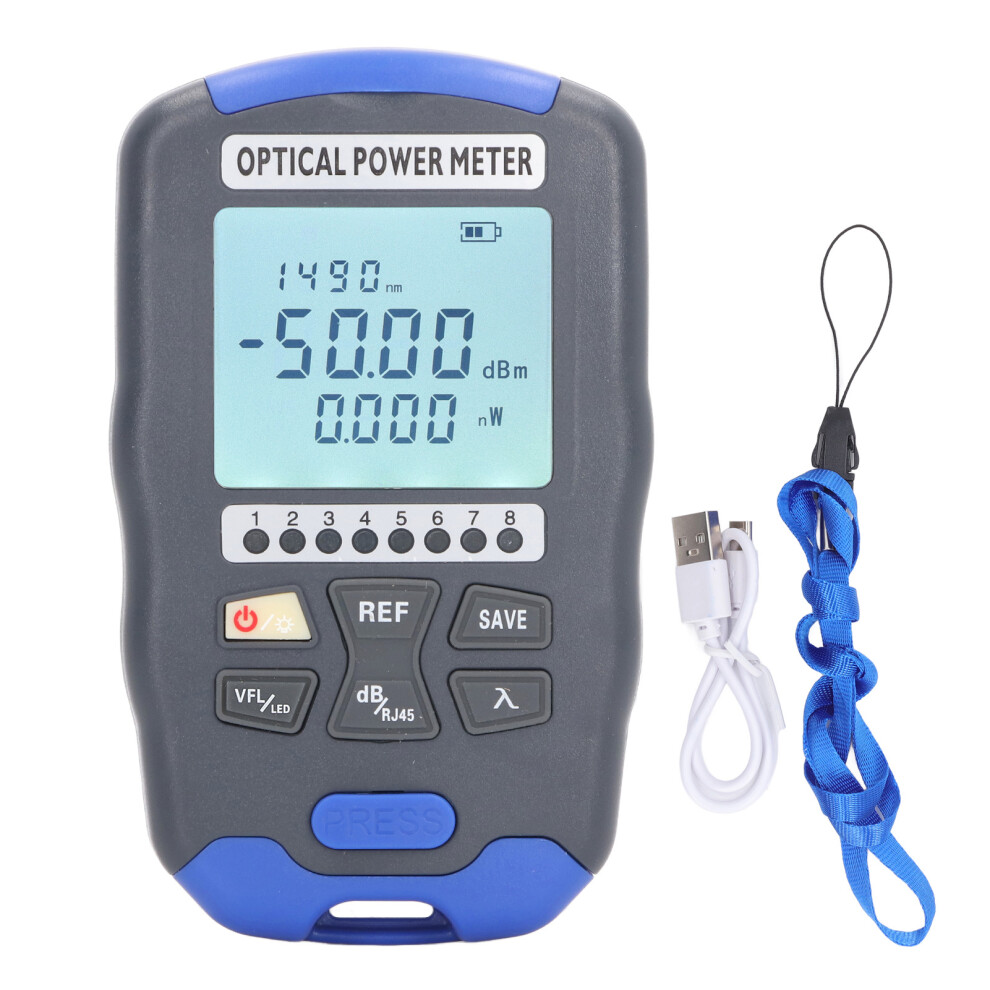 (Aua Dc70 (Â70Â10Dbm)) Optical Power Meter 1Km Red Light Tester Led -70 To -10Dbm 323163090436