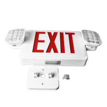Red LED Exit Sign PC ABS Emergency Light AC85-265V