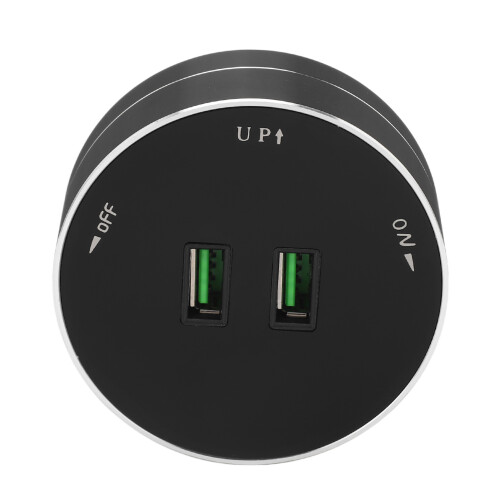 Kabelloser Adapter Dual-USB Lichtanzeige AC 110-250V 1