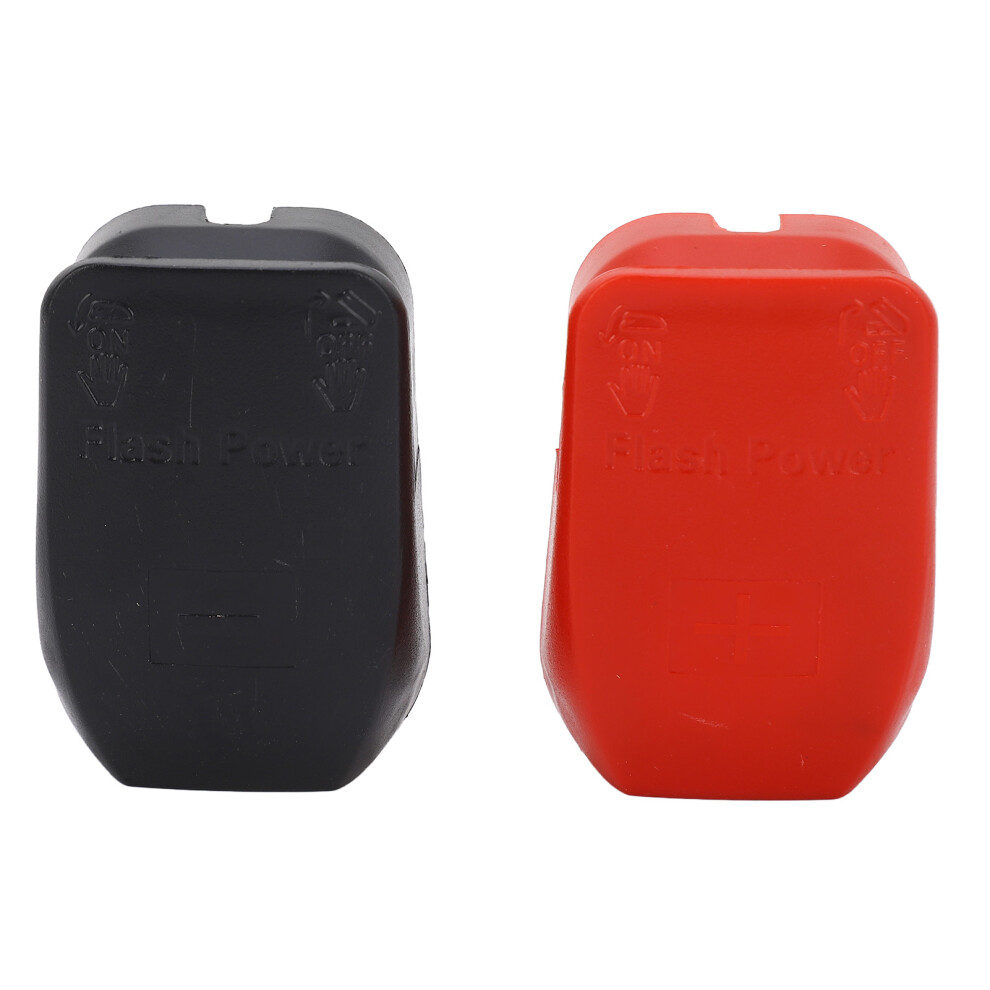 Battery Quick Disconnect Terminal Red Black Brass Connector With Cover 323163087658