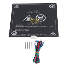 12V 1.2Ω 3D Printer Aluminum Heated Bed 220x220x3MM with Cable