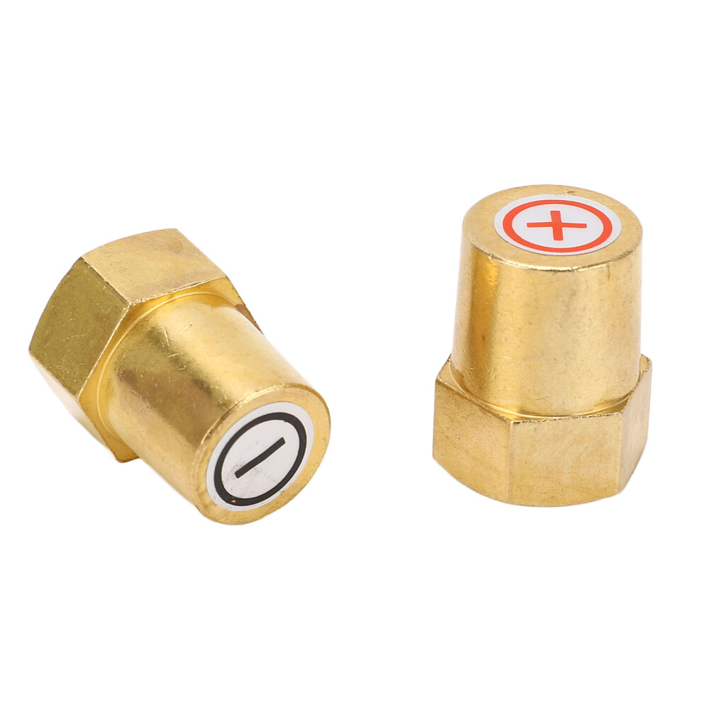 2Pcs Battery Terminal Post Connector Quick Release Positive Negative 323163089560