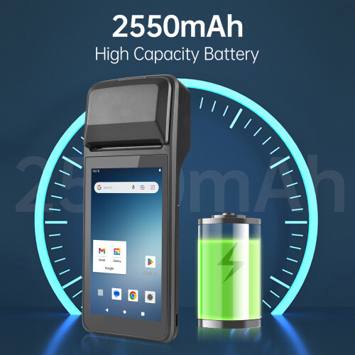 Android 11 Handheld POS Scanner 1D/2D 4G WiFi BT 5.0 2