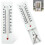 2 Stk Thermometer Schlüsselkasten Außenbereich Sicher 5