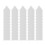 100PCS Collar Support Sticker No Curl Neck Stays Self Adhesive 1