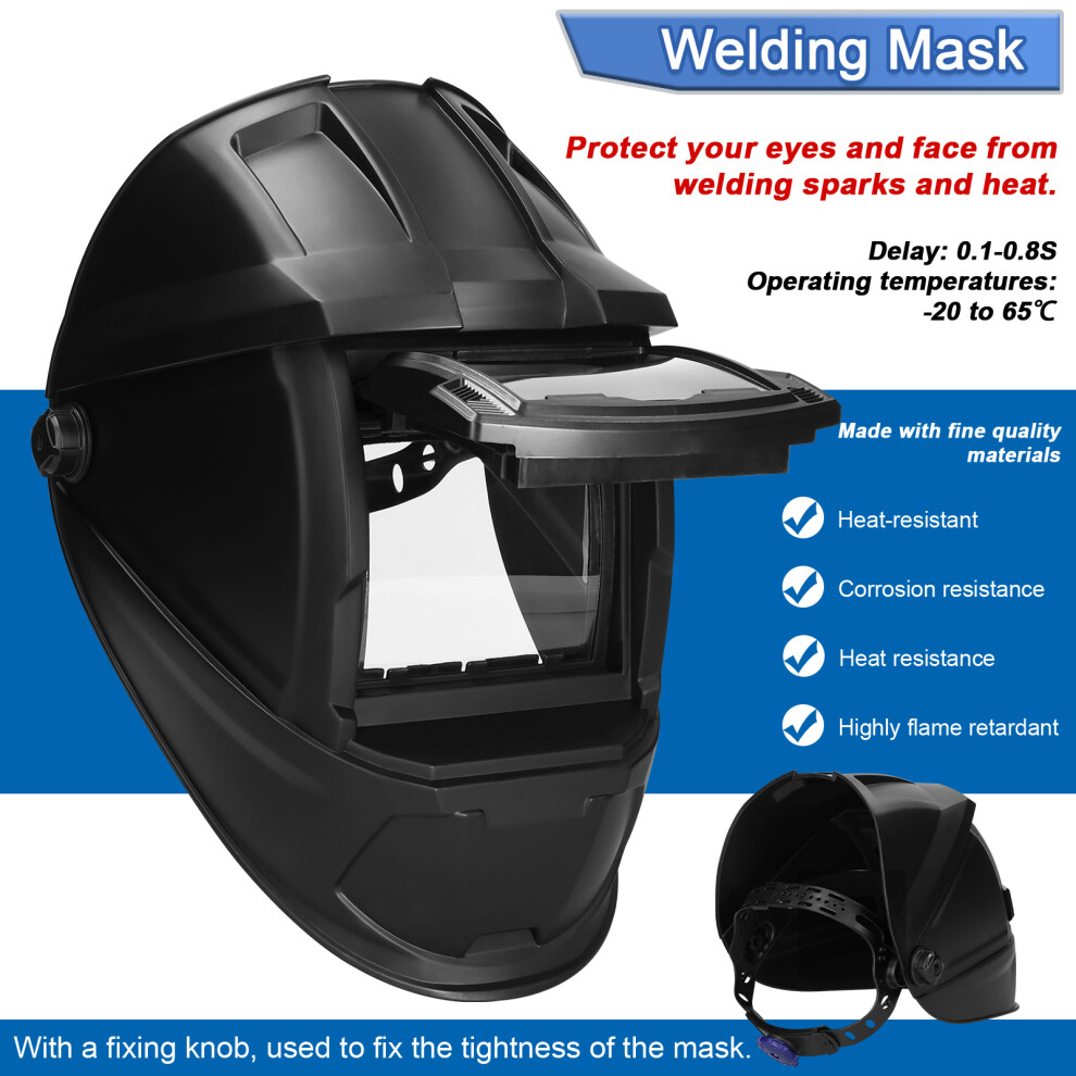 Automatic Dimming Welding Mask Headmounted Arc Helmet Protective 323163085340