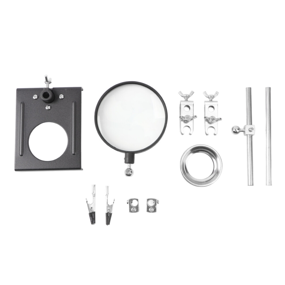 Magnifying Glass Soldering Station With Clip Stand For Pcb Repair 323163085388