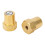 2x Batterie-Klemmen-Stecker Schnellspanner Plus/Minus 3