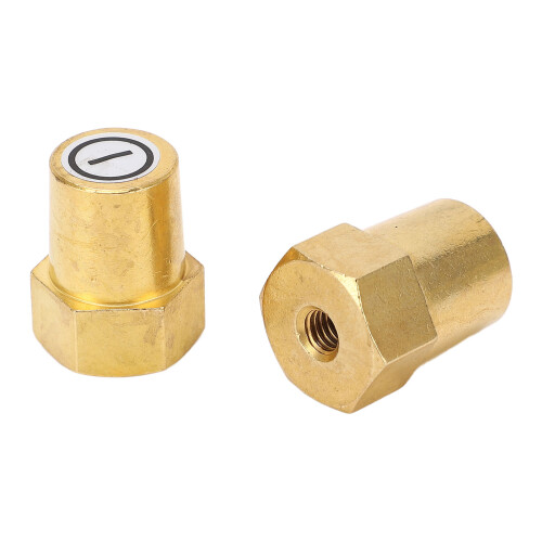 2x Batterie-Klemmen-Stecker Schnellspanner Plus/Minus 2