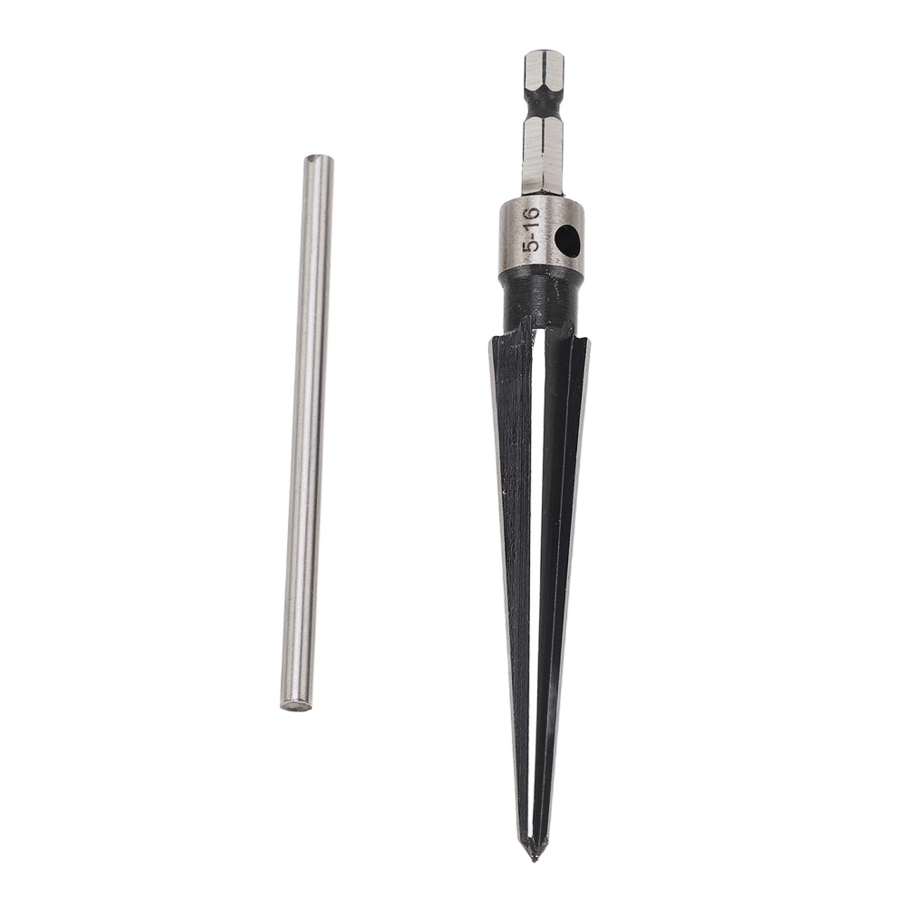 6 Flute Tapered Reamer Hex Shank Woodworking Tool 5-16Mm 323163088075