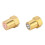 2x Batterie-Klemmen-Stecker Schnellspanner Plus/Minus 5