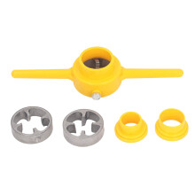 6Pcs PVC Pipe Threader Set 1/2 3/4 1in NPT Tap Die for PPR Tube