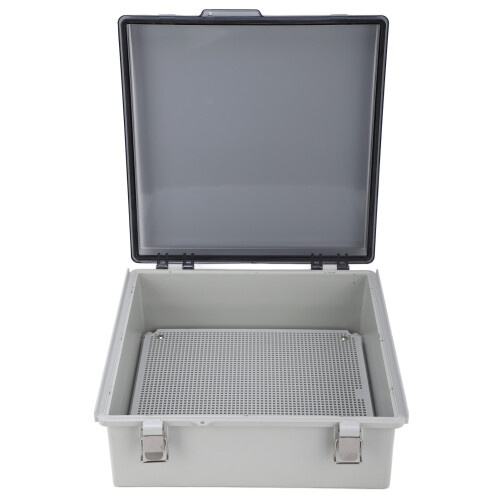Dichtungsbox Edelstahl IP67 wasserdicht transparent 1