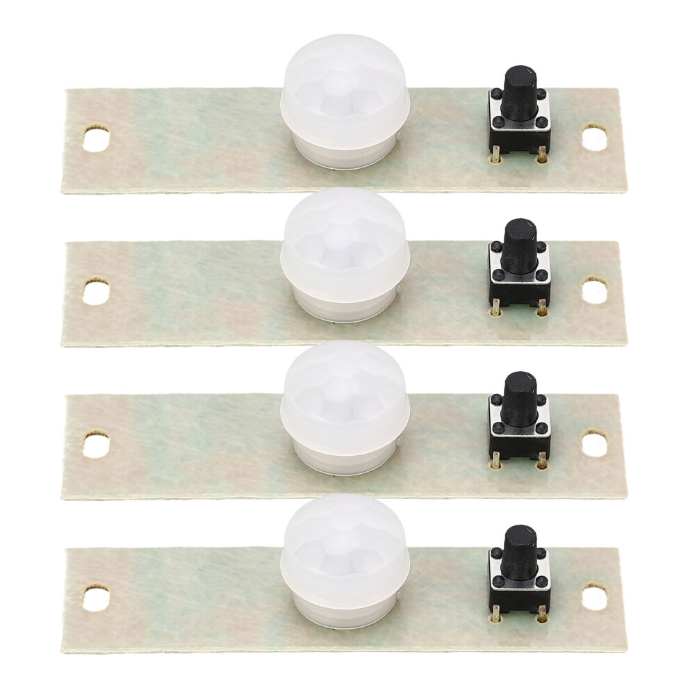 4Pcs Solar Lamp Circuit Board Infrared Body Induction Controller 3.7V 323163091686