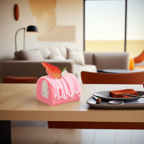 Simulation Cake Gebäck Rosa Pu Falscher Kuchen 2