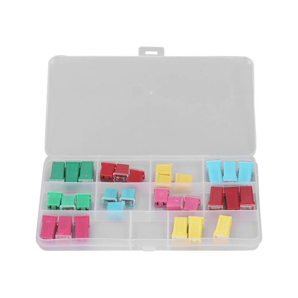 30Pcs Automotive Fuses Kit 20-60A 32V Plastic Box 323163091723