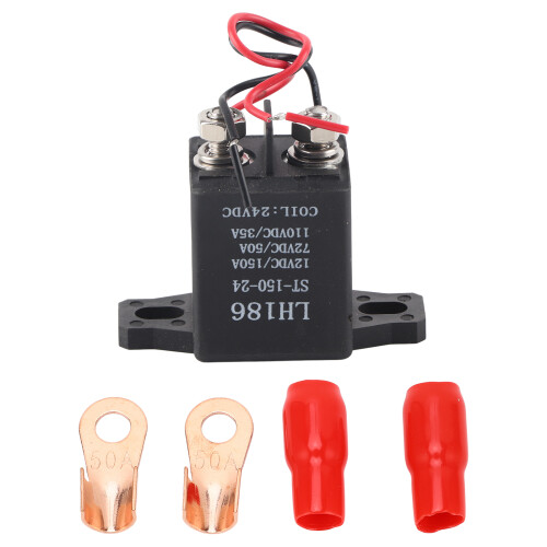(24V DC) Brass Coil Starter Relay 2 Terminal 24V DC High Load Current for Auto