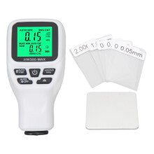 (White) Digitaler Beschichtungsdickenmesser 0-2000µm Weiß