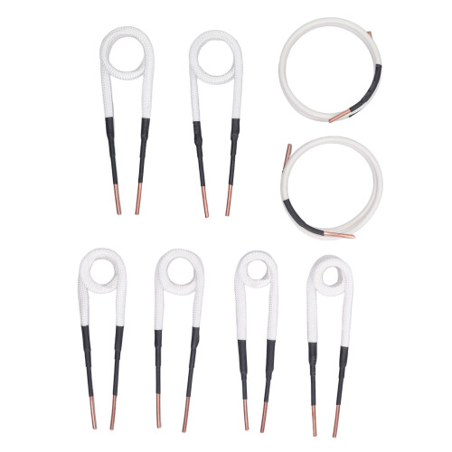 8Pcs Induction Heater Coil 3.0mm Brass Core Set for Bolts Nuts Removal 2