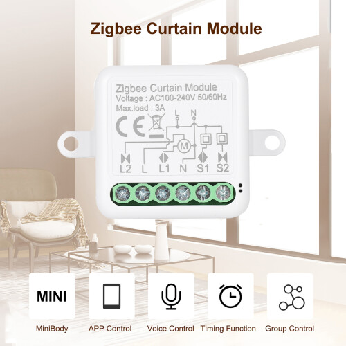 Zigbee 3.0 Mini Smart Relay WiFi Switch für Alexa Home 2