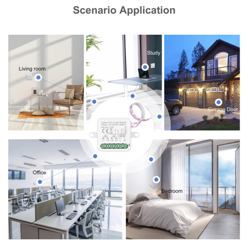 Zigbee 3.0 Mini-Smart-Relais WiFi Switch Alexa 1