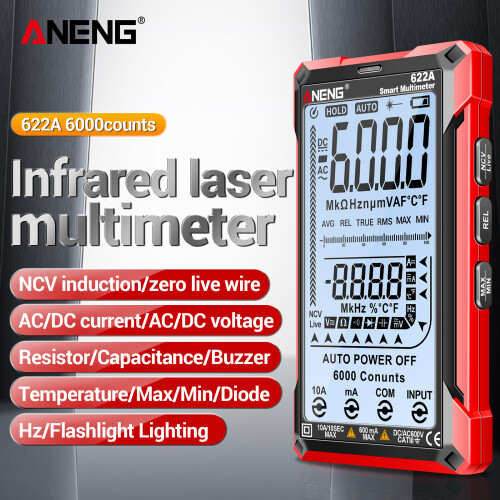ANENG Digitalmultimeter 6000 Zählungen Auto-Ranging Aufladbar