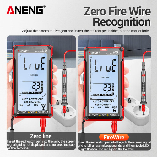 ANENG Digitalmultimeter 6000 Zählungen Auto-Ranging Aufladbar 2