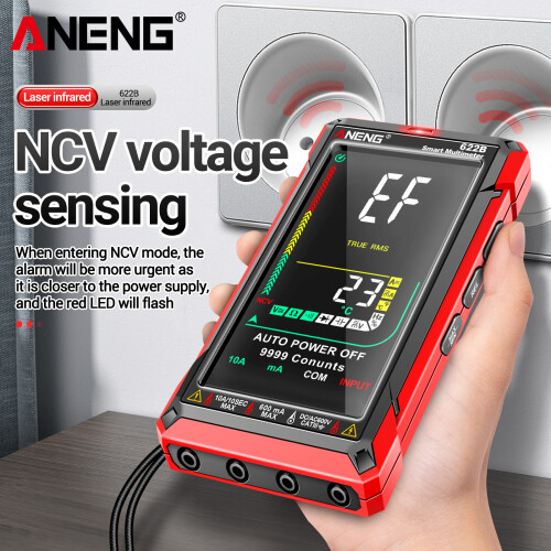 ANENG Digitalmultimeter Smart Touch 9999 Zählungen Aufladbar 2