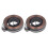 2PCS Drill Press Quill Feed Return Spring 0.8x10 37mm OD Double Hook 1