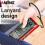 ANENG Digitalmultimeter Smart Touch 9999 Zählungen Aufladbar 2