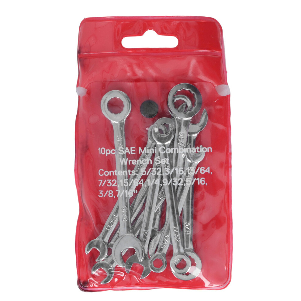 10Pcs Wrench Set Chrome Vanadium Steel Flexible Combination Tool 323163091945