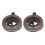 2PCS Drill Press Quill Feed Return Spring 0.8x10 37mm OD Double Hook 3