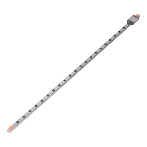 (500mm) Stahl-Linearschiene 500mm mit Schlittenblock