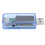 U96 USB-Tester Spannung Strom Leistung Temperatur blau 4