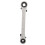 Ratcheting Service Wrench Refrigeration Ratchet Spanner 5