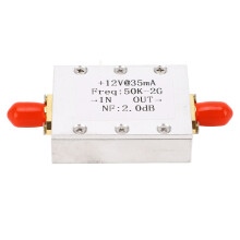 Breitband-Verstärker 50K-2GHz LNA 31dB DC 9-15V