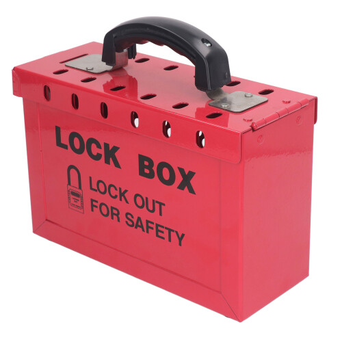 Tragbare Lockout-Tagout-Box 13 Gauge OSHA-Gruppe 2